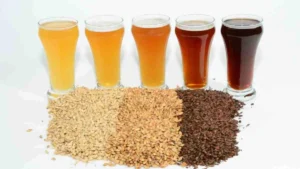 Diferentes maltas para cerveza